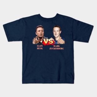 Tech Billionaire Street Fighter - Versus Screen Kids T-Shirt